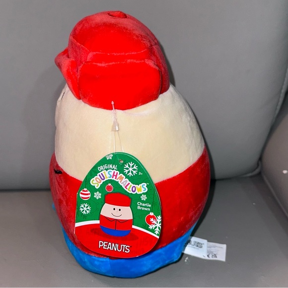 8” Squishmallows Peanuts Charlie Brown Christmas Stuffed Plush - Picture 2 of 4